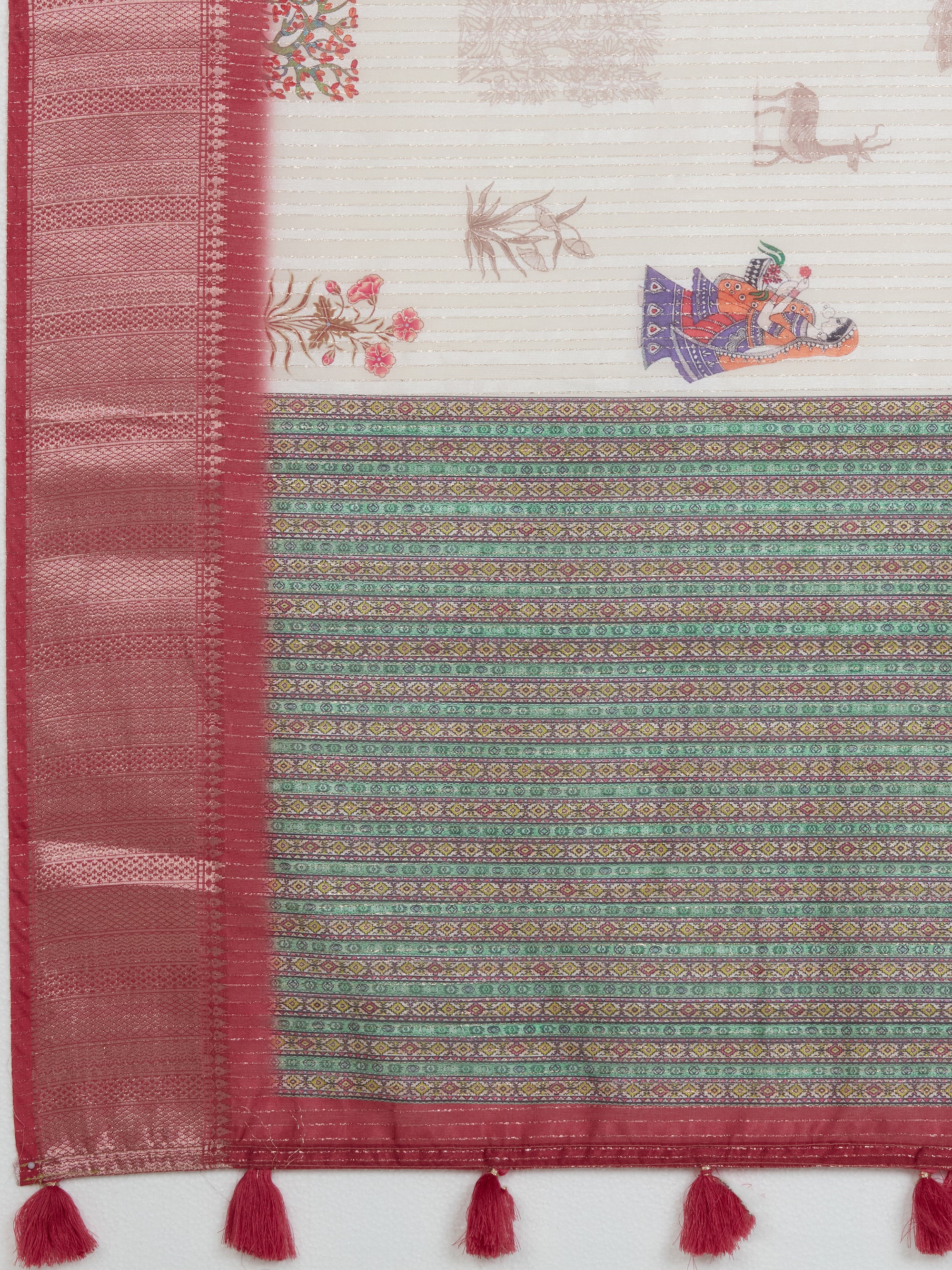 Folktale - Cream &amp; Red