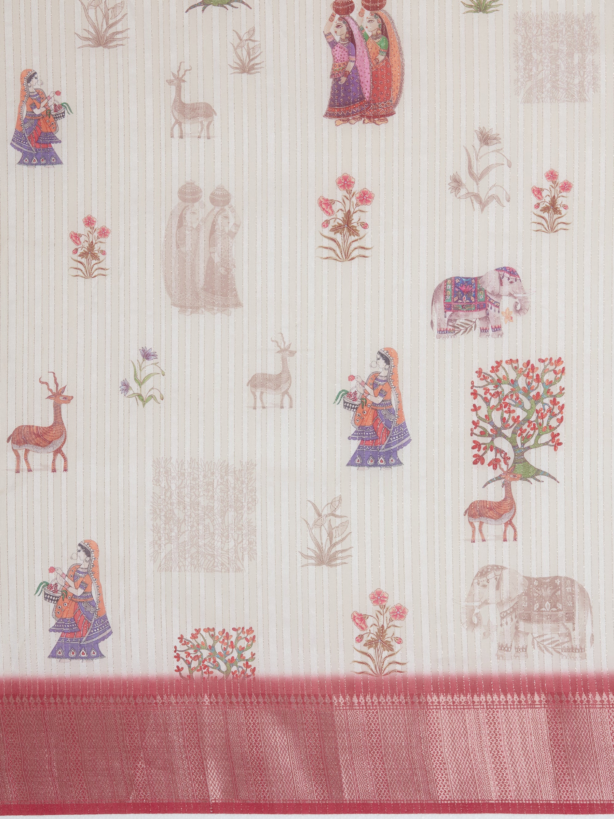 Folktale - Cream &amp; Red