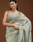 Glistening Blooms - Mint Green