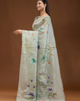 Glistening Blooms - Mint Green