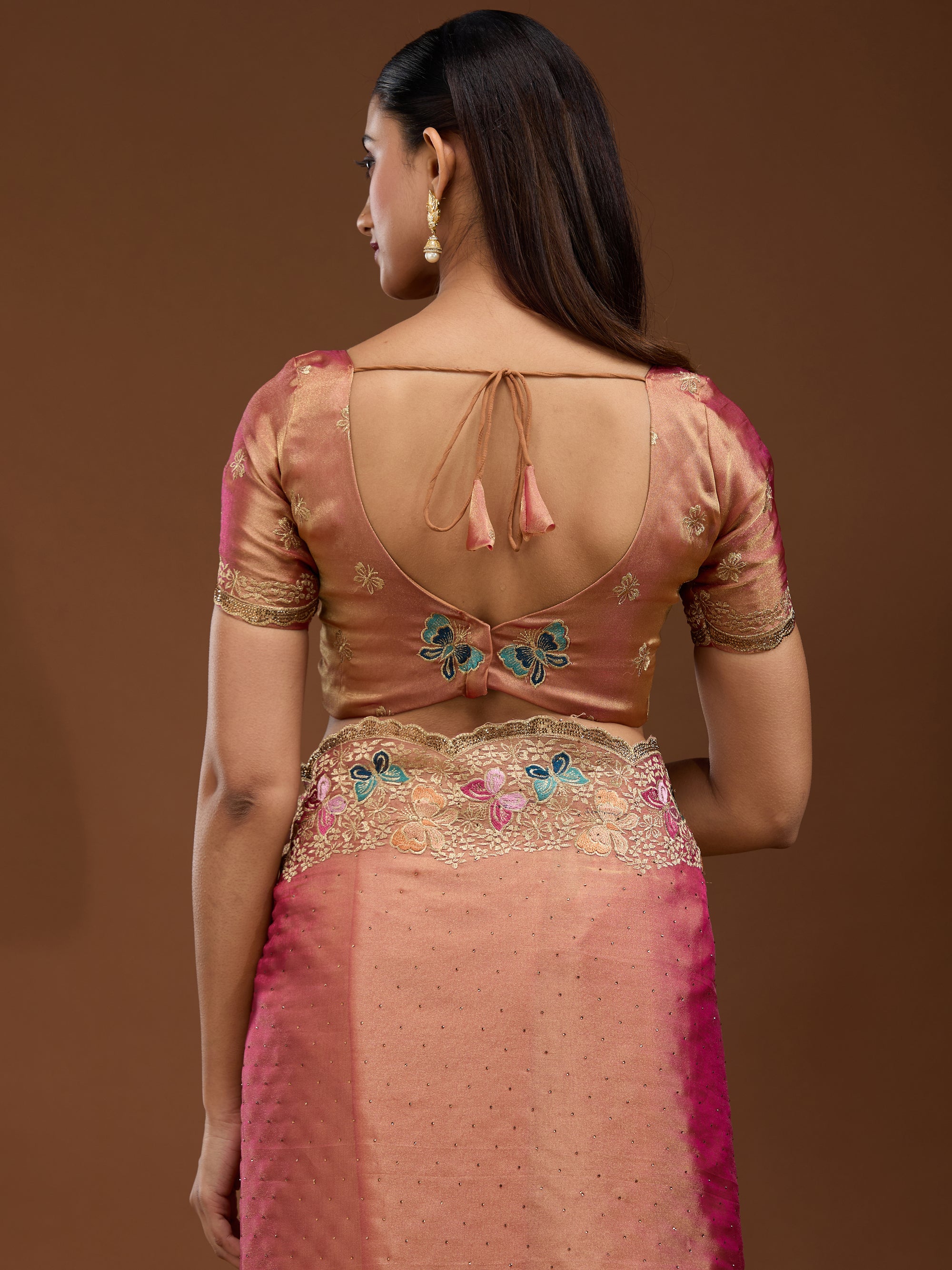 Whimsical Butterflies - Pink Gold