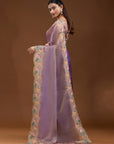 Whimsical Butterflies - Violet Gold