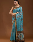 Pleasant Hues - Blue Brown