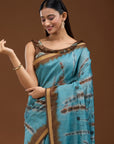 Pleasant Hues - Blue Brown