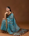 Pleasant Hues - Blue Brown