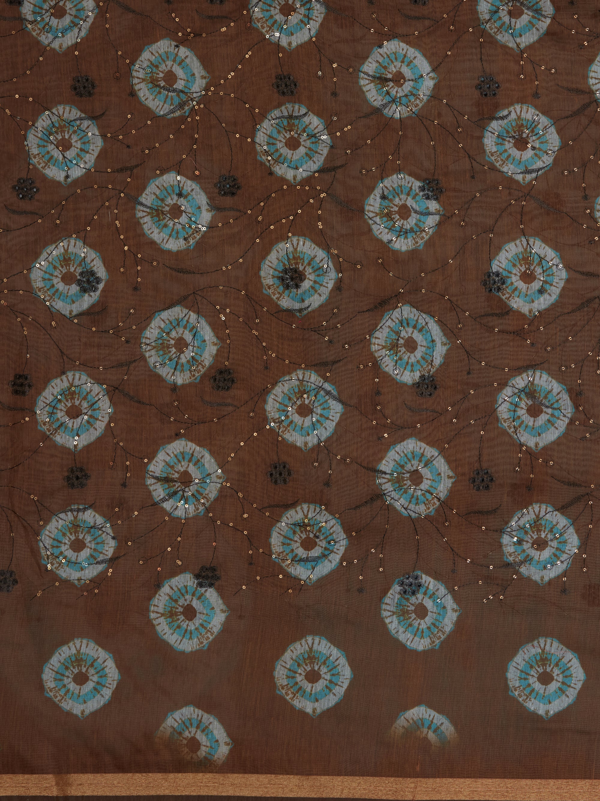 Pleasant Hues - Blue Brown