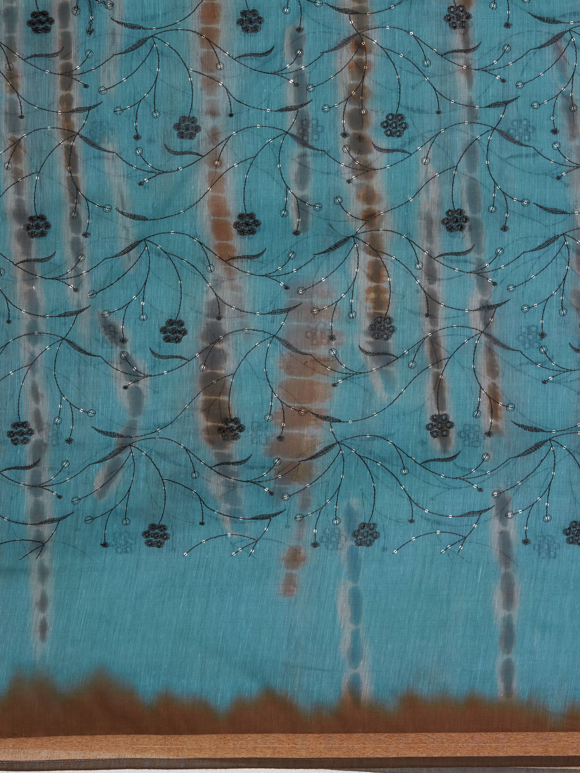 Pleasant Hues - Blue Brown
