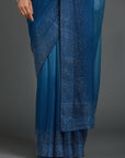 Shooting Stars - Blue Grey Ombre