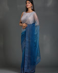 Shooting Stars - Blue Grey Ombre