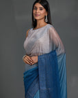 Shooting Stars - Blue Grey Ombre