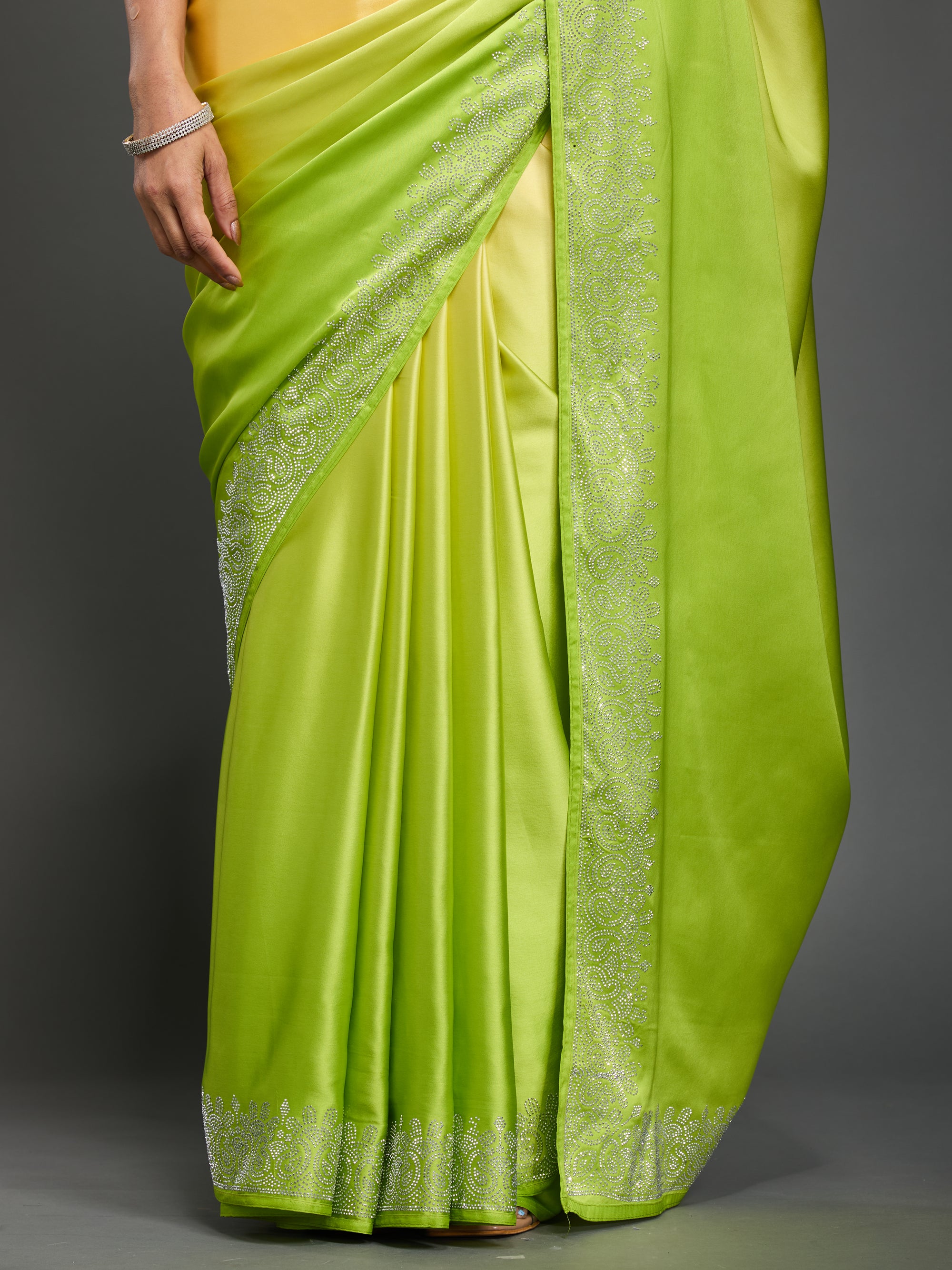 Starry Brilliance - Green Yellow Ombre