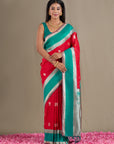 Paisley Tales - Red & Teal