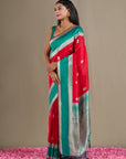 Paisley Tales - Red & Teal