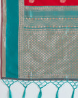 Paisley Tales - Red & Teal