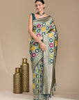 Ananya - Peacock Blue