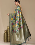 Ananya - Peacock Blue