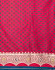 Lavanya - Blue & Red