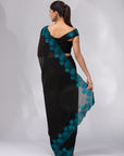 Moonlit Garden - Black & Blue