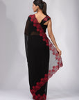 Moonlit Garden - Black & Red