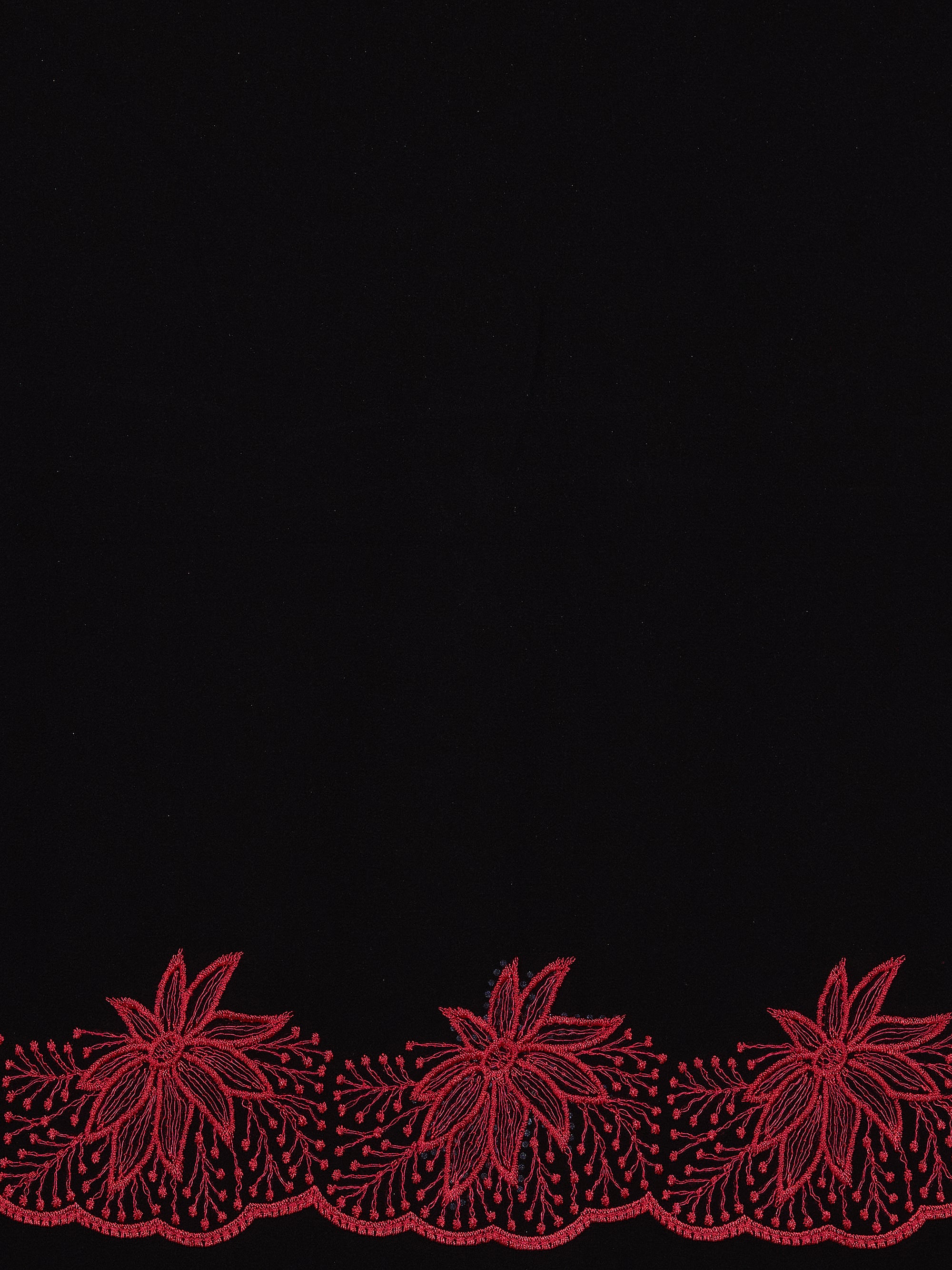 Moonlit Garden - Black &amp; Red