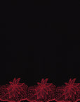 Moonlit Garden - Black & Red