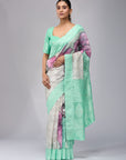 Bahaara - Beige & Green