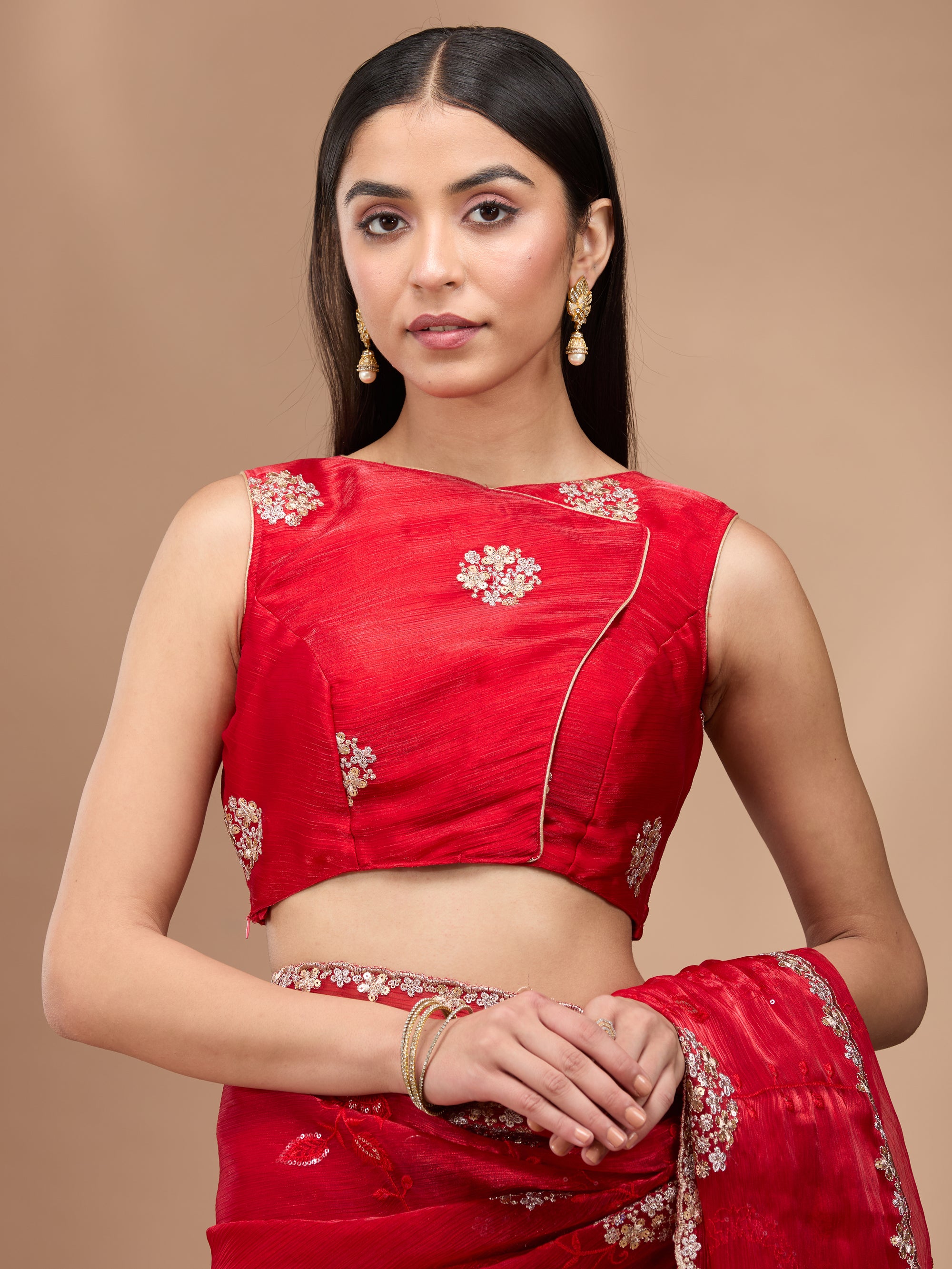Floral Sparkle - Red