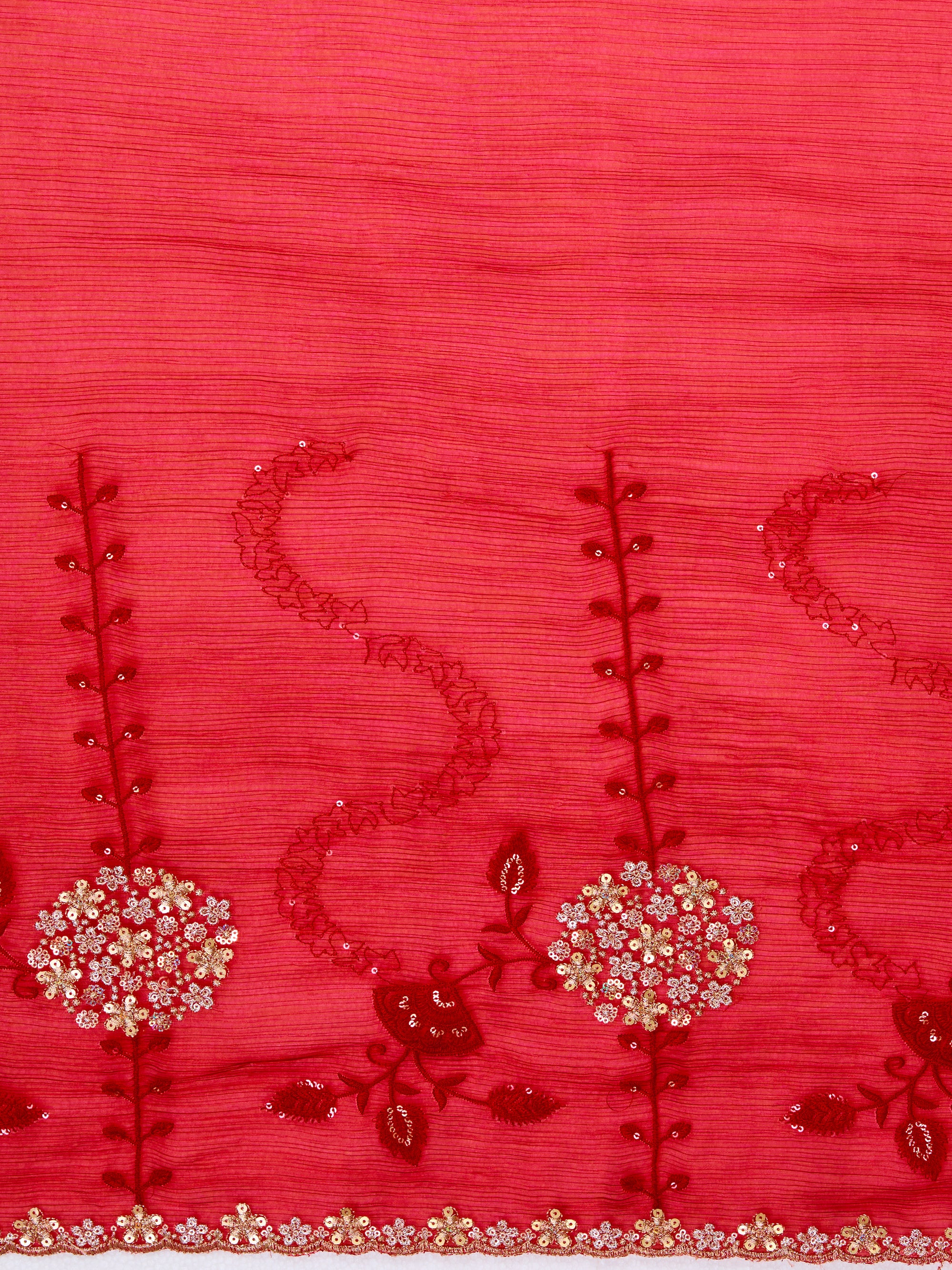 Floral Sparkle - Red
